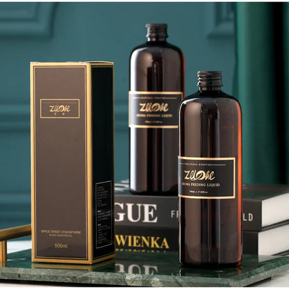 500ML Hilton Ritz Carlton Fragrance Oil – Flameless Aromatherapy Essential Oil Refill for Hotels & DIY Perfume