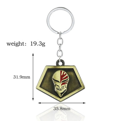 Bleach Ichigo Kurosaki Keychain Necklace - Anime Cosplay Pendant Charm for Men & Women Backpack Jewelry Gift