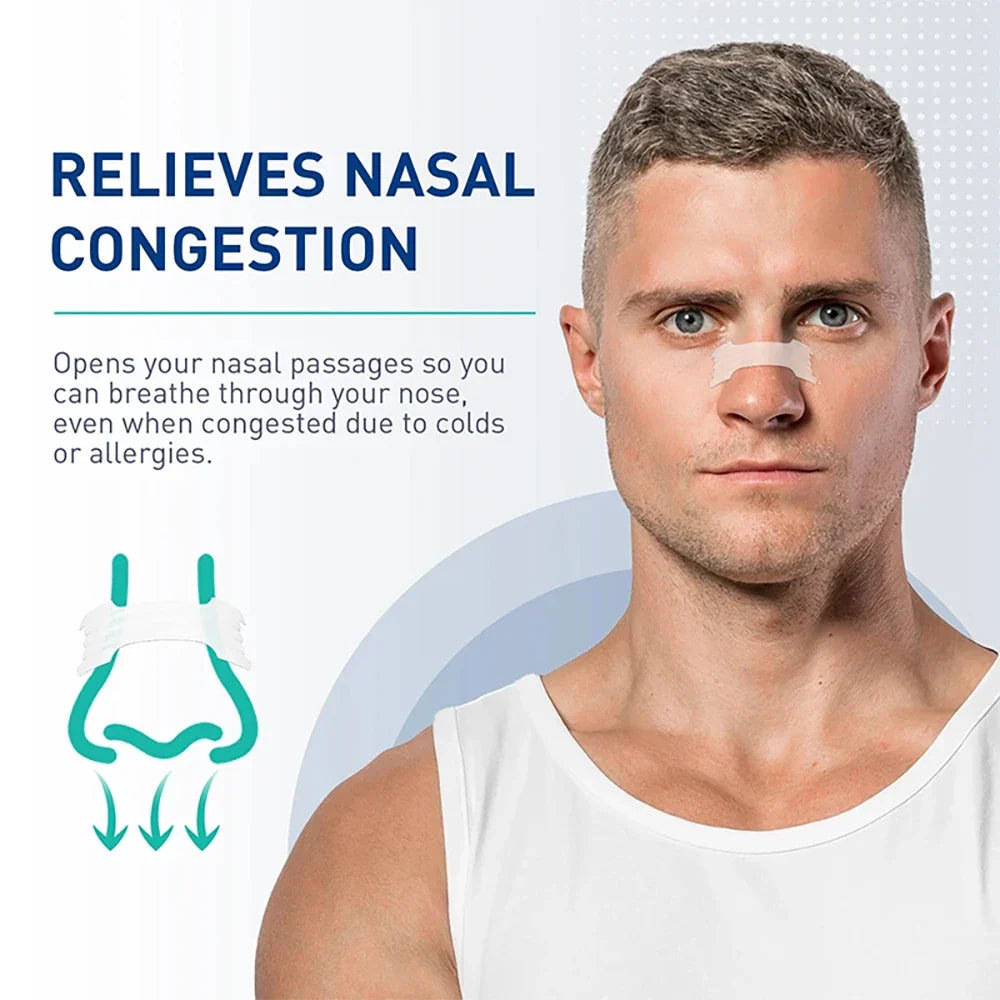 Lavender Scented Nasal Strips — Anti-Snoring Sleep Aid for Better Breathing and Improved Sleep