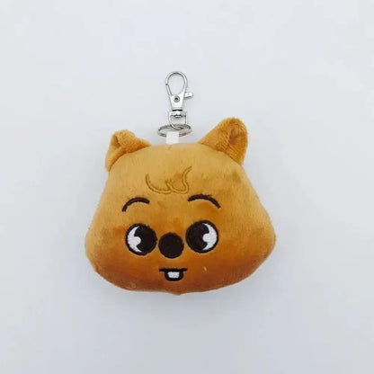 Kpop SKZOO Plush Keychain – Cute Dog Pendant Toy for Kids, Backpack Hanging, Birthday Gift