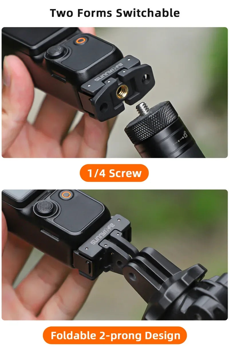 DJI Osmo Pocket Quick Release Adapter - 1/4 Screw Mount Extension Bracket Accessory