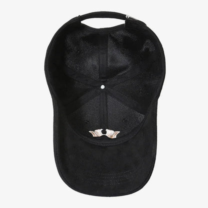 Embroidered Letter Baseball Cap - Adjustable Unisex Casual Duck Bill Sun Hat for Men & Women