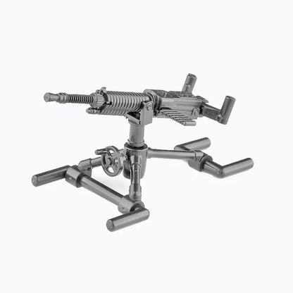 Military Building Blocks Soldier Set - Tactical Weapons Figures with Gatling Gun, Rifle, Mortar & Accessories Toy Kit