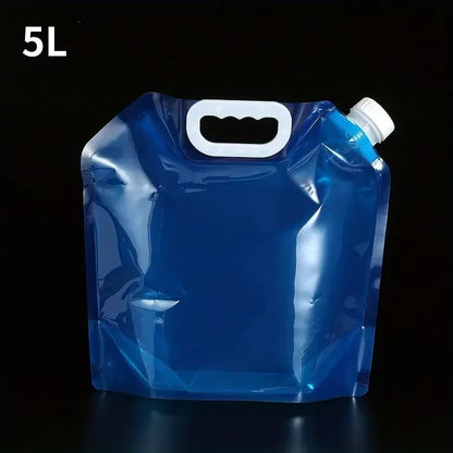 5L/10L Collapsible Water Container - Portable Foldable Water Storage Jug Bag for Camping, Hiking & Emergency Preparedness