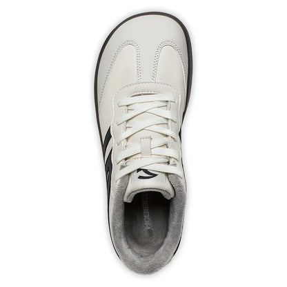 HOBIBEAR Wide-Toe Unisex Sneakers — Faux Leather with Faux Fur Lining, Casual Retro Lace-Up Shoes for Men & Women