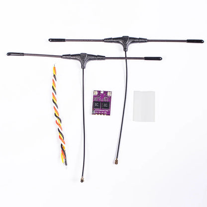 ES900 DUAL RX ELRS Diversity Receiver – 915MHz/868MHz with Built-in TCXO for RC Airplane & FPV Long Range Drone