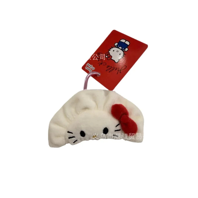 Hello Kitty Dumpling Plush Keychain - Cute Cartoon Bag Pendant & Gift Charm