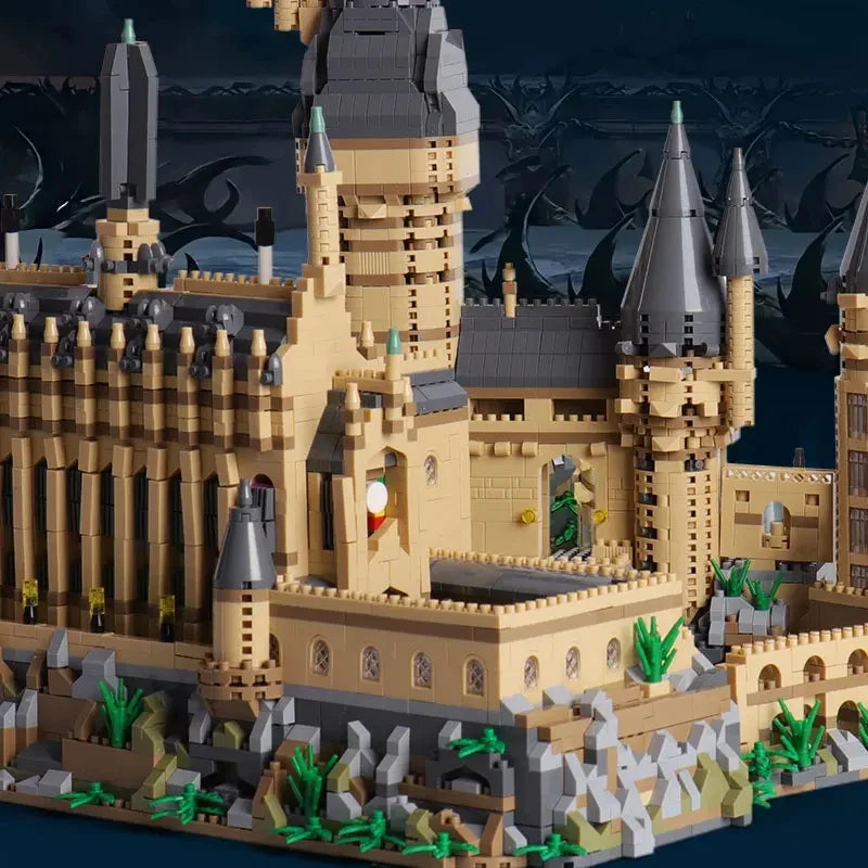 Micro Bricks City Medieval Magic Castle Model – Creative School Architecture Palace Building Blocks for Kids Gifts