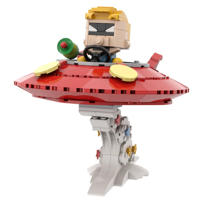 Gobricks MOC Calvin and Hobbes Building Block Set – Classic Comic Cartoon Tiger Model Toy Gift for Kids