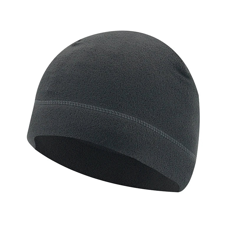 Winter Thermal Fleece Hat - Windproof Outdoor Beanie for Men & Women Cycling Skiing