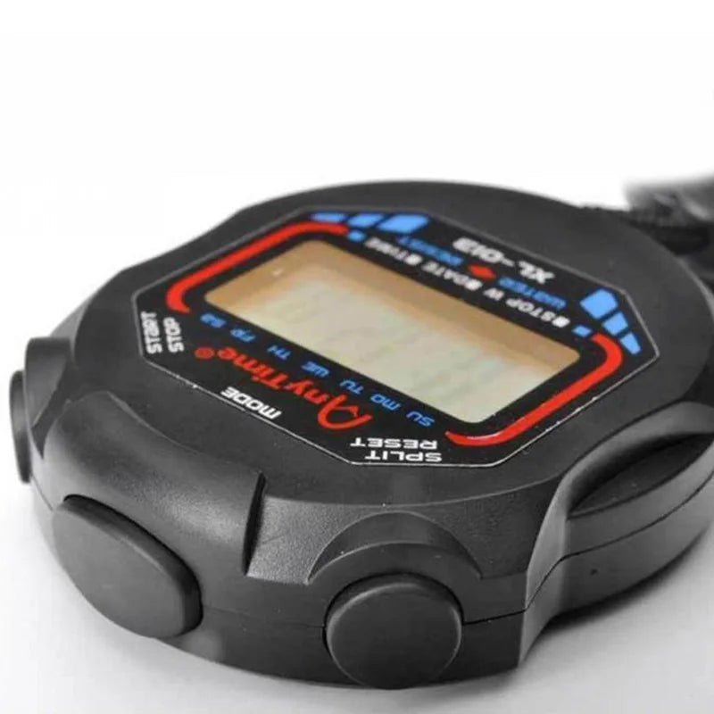 Waterproof Handheld Pocket Stopwatch – Professional Digital LCD Sport Timer for Timing Events