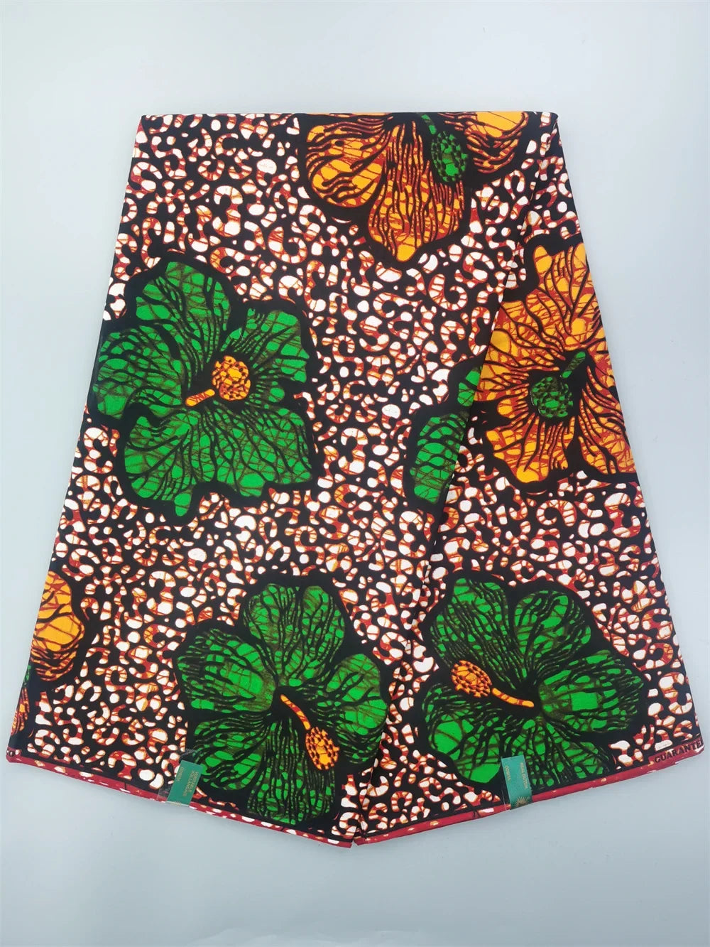 African Real Wax Ankara Fabric - 100% Cotton 6 Yards Nigerian Print Party Dress Sewing Material
