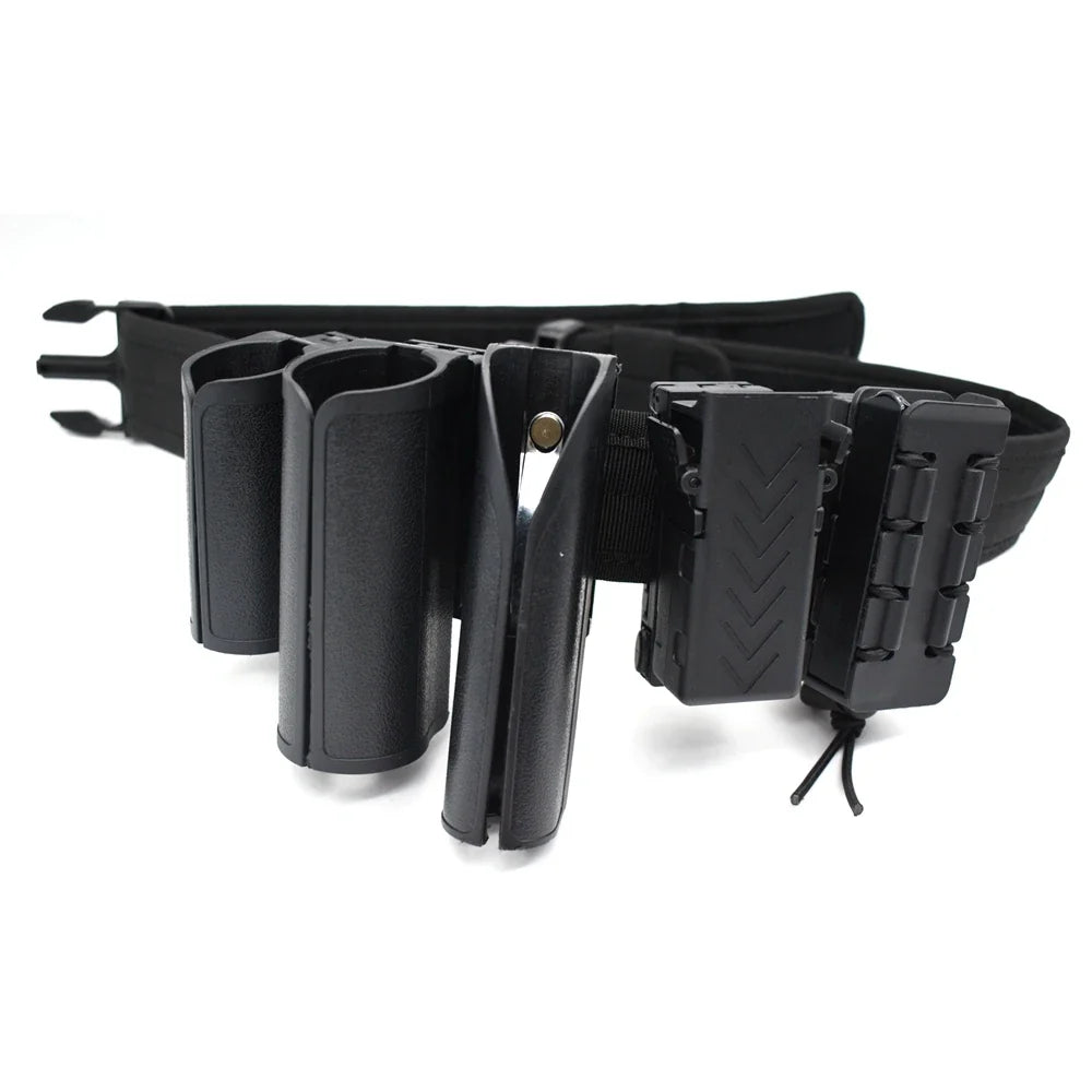 Tactical Polymer Spray Pouch - 360 Degree Rotating Open Top Holster for Flashlight, Baton, Mace & Multi Tool Storage