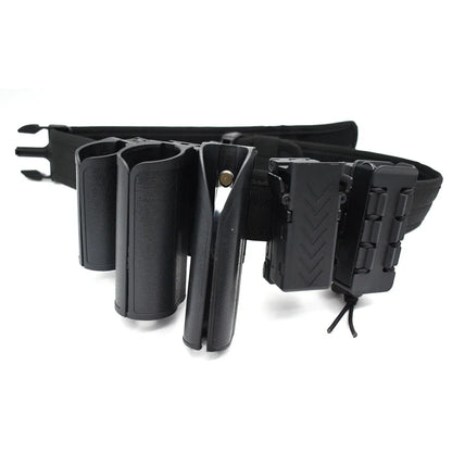 Tactical Polymer Spray Pouch - 360 Degree Rotating Open Top Holster for Flashlight, Baton, Mace & Multi Tool Storage