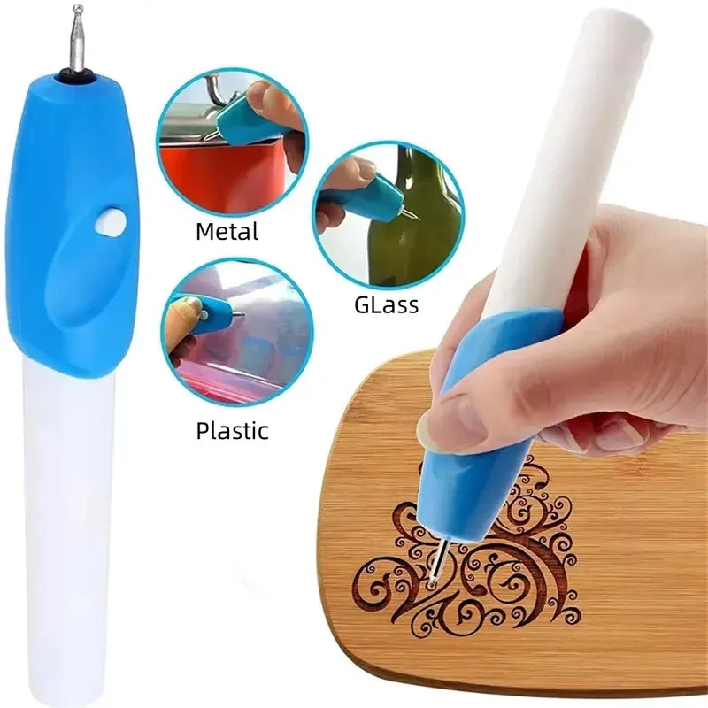 Mini Wireless Electric Engraving Pen - Precision DIY Craft & Name Engraving Tool