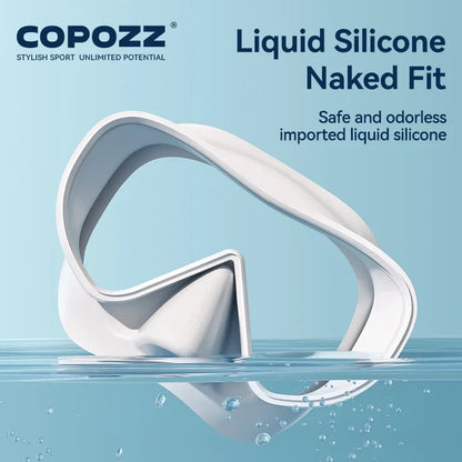 COPOZZ Full Vision Diving Mask - HD Anti-Fog Snorkeling Mask Set for Swimming & Underwater Diving