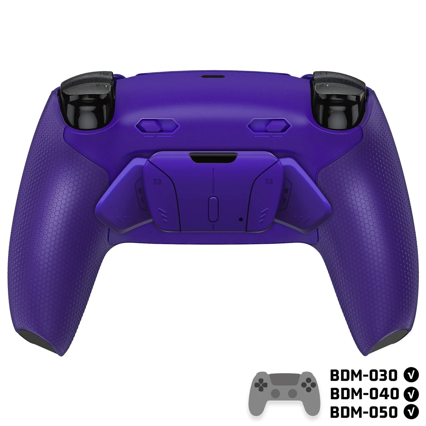 eXtremeRate RISE4 Plus MAX Back Button Kit – Remappable PS5 Controller Accessory with Clicky Trigger Stop & Rubberized Grip