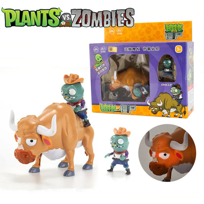 Plants vs Zombies Gatling Pea Shooter & Egyptian Zombie Toy Set – Full Game Scene Figures for Kids Gift
