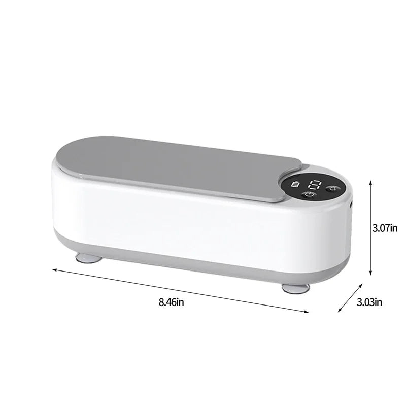 Portable Household Cleaning Machine – 450ML Vibration Cleaner for Rings, Glasses, Makeup Brushes & Jewelry