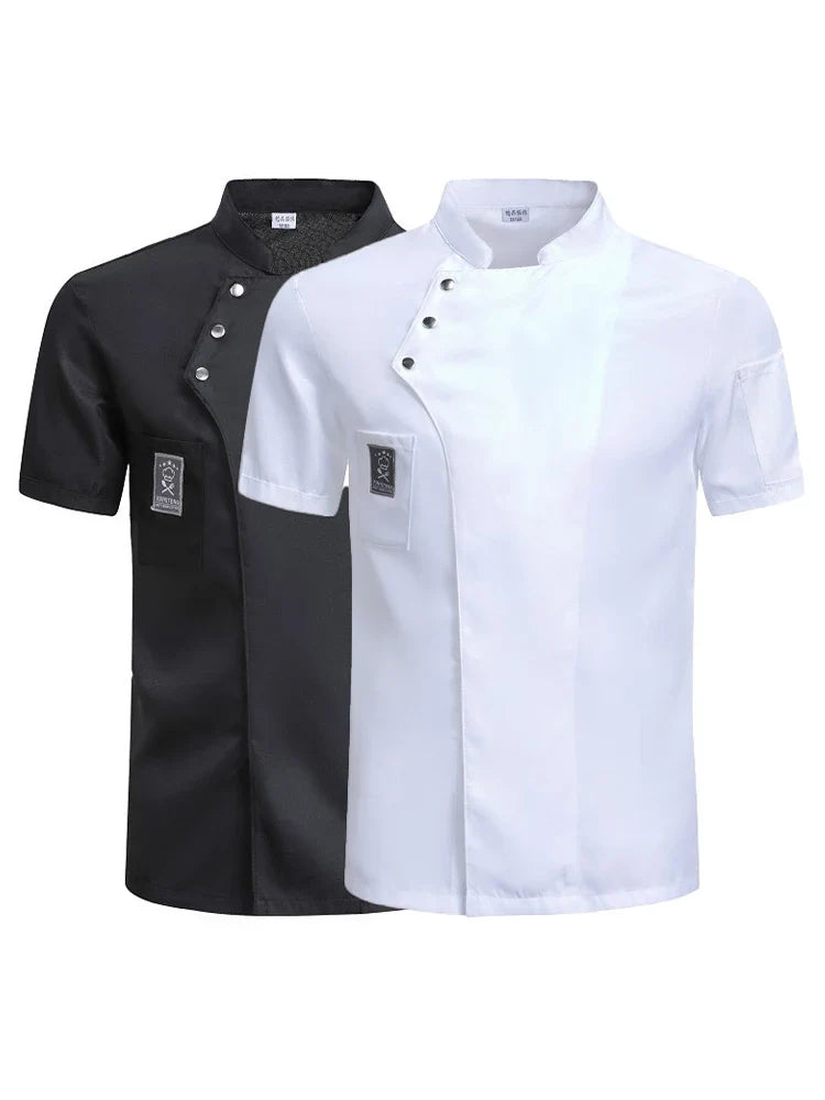 Catering Chef Work Shirt - Restaurant Kitchen Uniform T-Shirt for Cooks, Bakers & Hospitality Staff