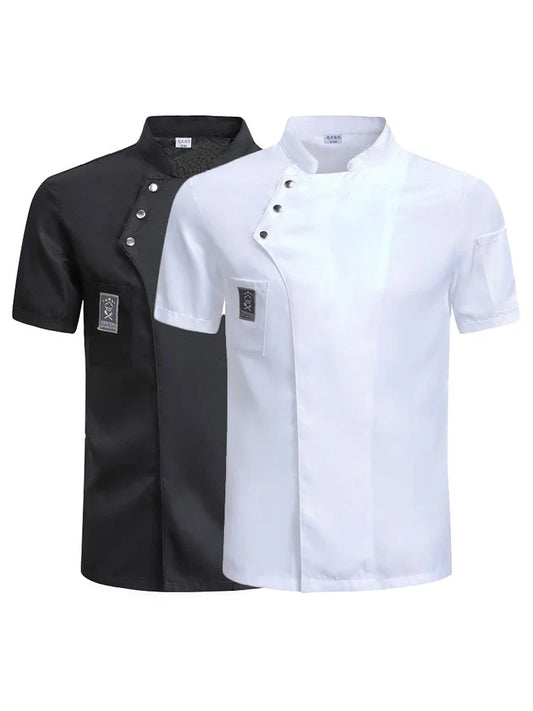 Catering Chef Work Shirt - Restaurant Kitchen Uniform T-Shirt for Cooks, Bakers & Hospitality Staff