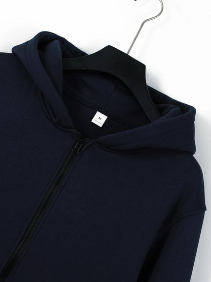 Autumn/Winter Loose Cotton Hoodie – Unisex Casual American Fashion Backpack Style