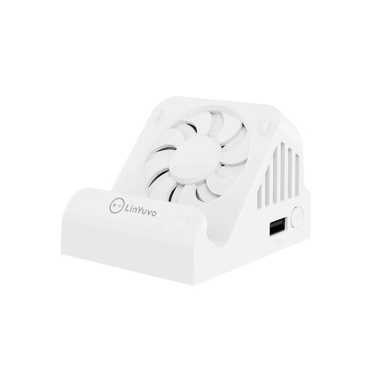 LinYuvo Switch TV Dock with Cooling Fan – Portable Stand, 4K HDMI Adapter & USB 3.0 Charging Station KD04