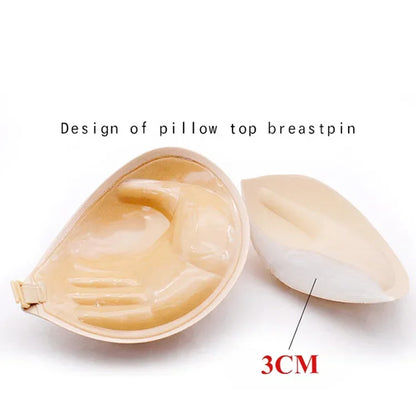 Palm Push-Up Invisible Silicone Bra – Self-Adhesive Strapless Breast Lift Pads for Women, Chest Stickers & Sexy Silicone Bra Cover