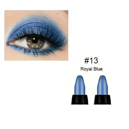 16-Color Pearlescent Eyeliner – Glitter Waterproof, Long-Lasting Non-Smudge Eye Makeup