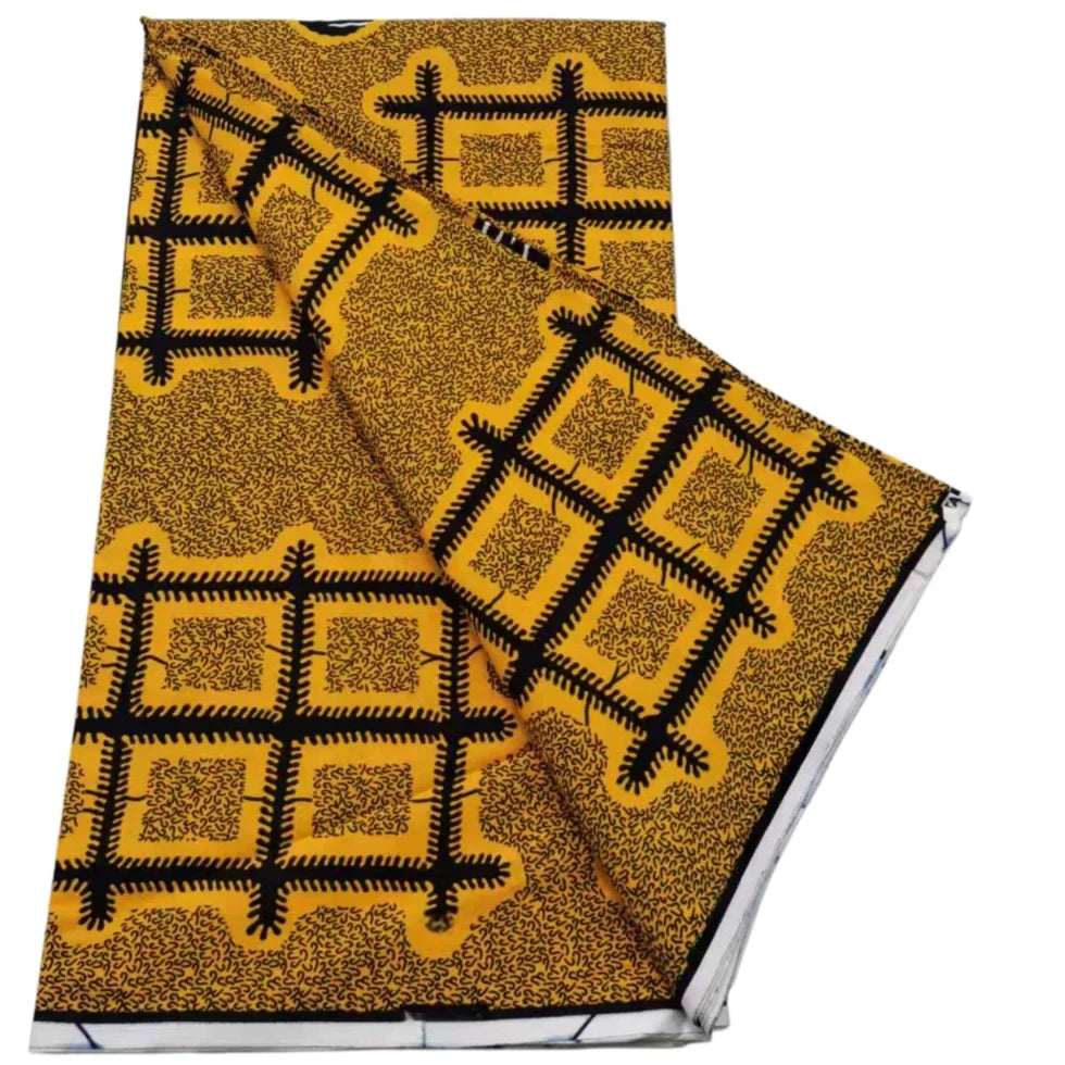 2026 African Real Wax Print Fabric - High Quality Ankara Pagne ABC