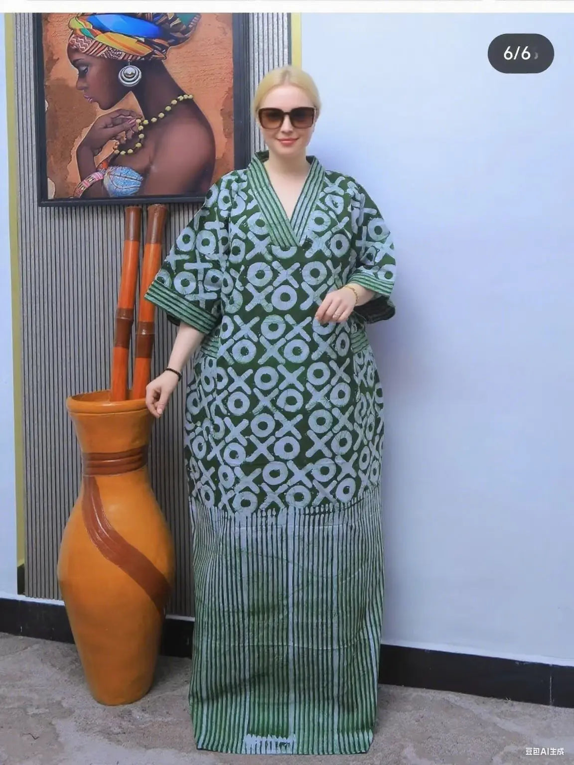 Plus Size African Dresses for Women - Traditional Dashiki Ankara Gown, Abaya, Muslim Kaftan & Maxi Robe Dress