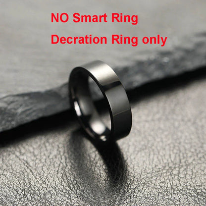 2026 Smart Ring Health Tracker – Heart Rate, Blood Pressure, Sleep & Motion Monitoring IP68 Waterproof Fitness Ring for Men & Women, Holiday Gift Wearable