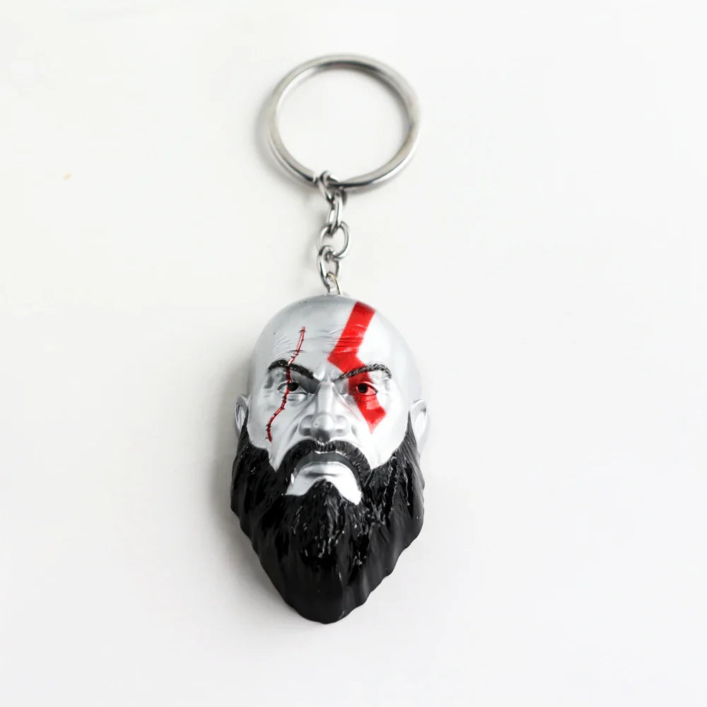 God of War 4 Kratos Sword Keychain – Pendant Keyring Jewelry for Men & Women, Car Key Accessory