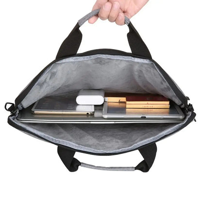 Ultra-Thin Laptop Handbag Sleeve – 13.3, 14, 15.6 Inch Notebook Cover Pouch Shoulder Bag for Lenovo, HP, Dell, Asus, Samsung