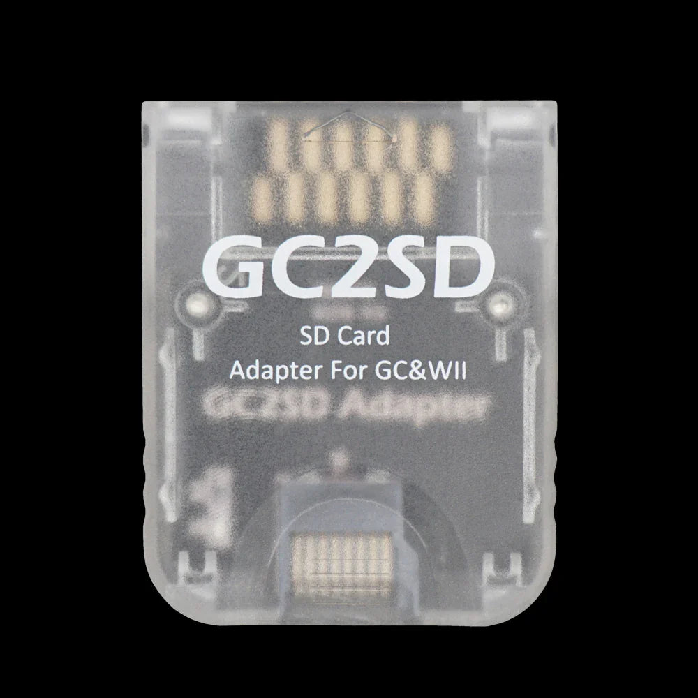 GC2SD Card Adapter – Micro SD to SD Memory Card Adapter for Nintendo GameCube & Wii Console, SD2SP2 Swiss Compatible