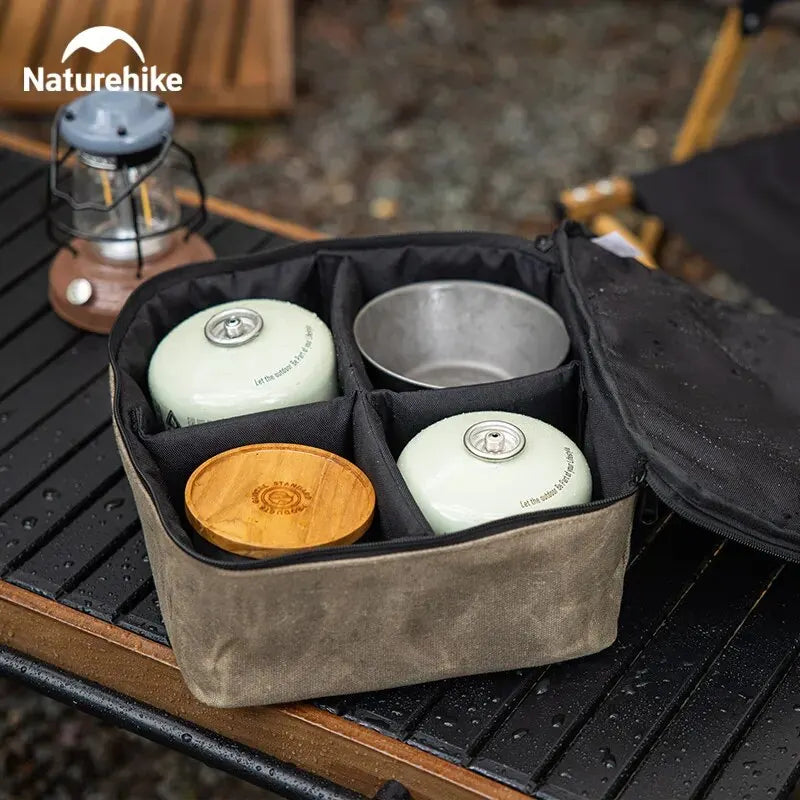 Naturehike Outdoor Storage Bag - Ultralight Waterproof Camping Stove & Gear Organizer Box