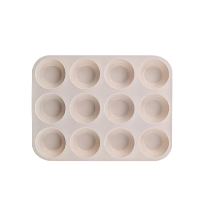 12/24 Hole Silicone Baking Mold - 3D Sphere Chocolate Mold Cupcake Muffin Cake Pan for DIY Dessert Kitchen Tools