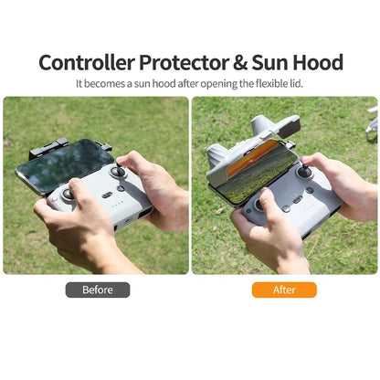 DJI Remote Controller Sun Hood Cover - Light Shield Protector Case for RC-N1 RC-N1C RC-N2 RC-N3 Mini 4 Pro 4K Air 3S Neo Flip
