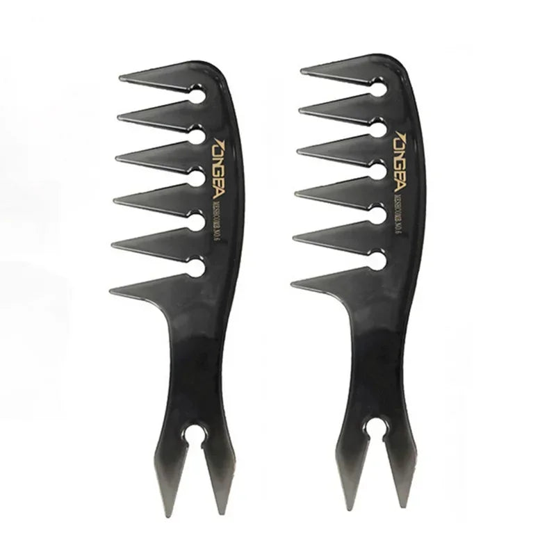Men's Professional Wide Tooth Hair Comb & Brush – Barber-Grade Hair Styling Tool for Men