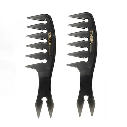 Men's Professional Wide Tooth Hair Comb & Brush – Barber-Grade Hair Styling Tool for Men