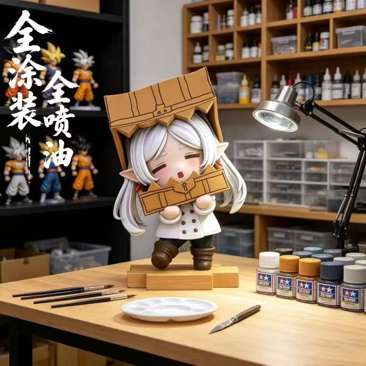Frieren Q Version Figure - Cute Full-Color Anime Collectible Model for Fans and Display