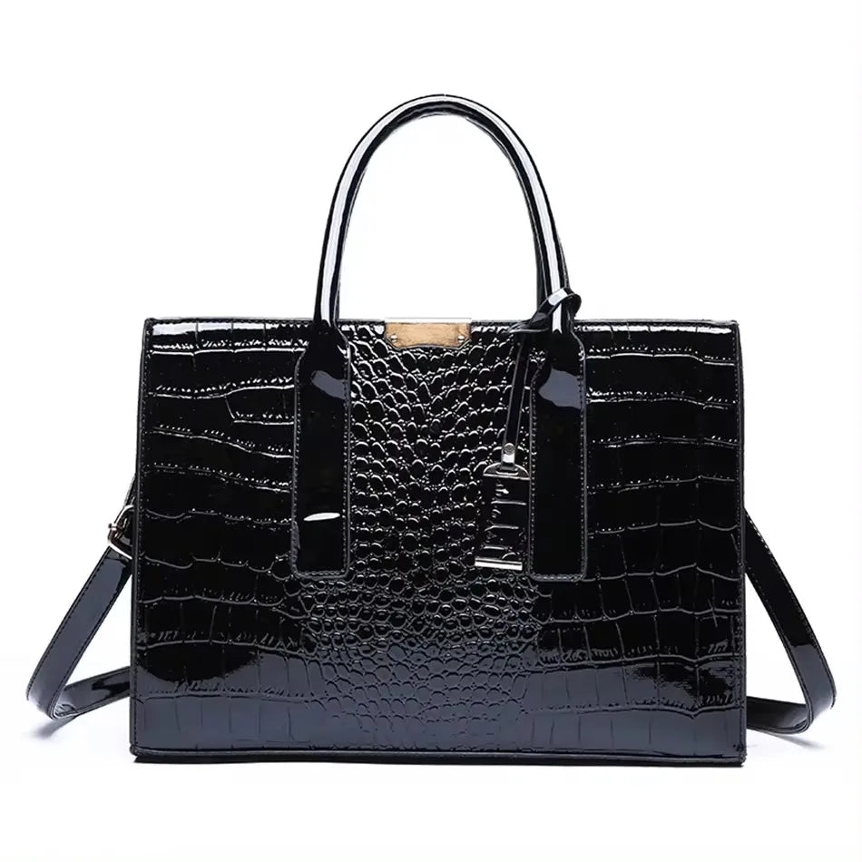 Luxury Women’s Leather Handbag – Large Capacity Shoulder & Crossbody Designer Bag
