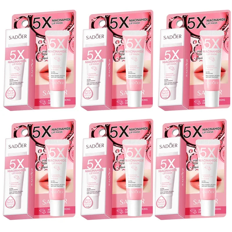 Niacinamide Plumping Lip Mask 5X - Overnight Hydration for Soft, Smooth Lips