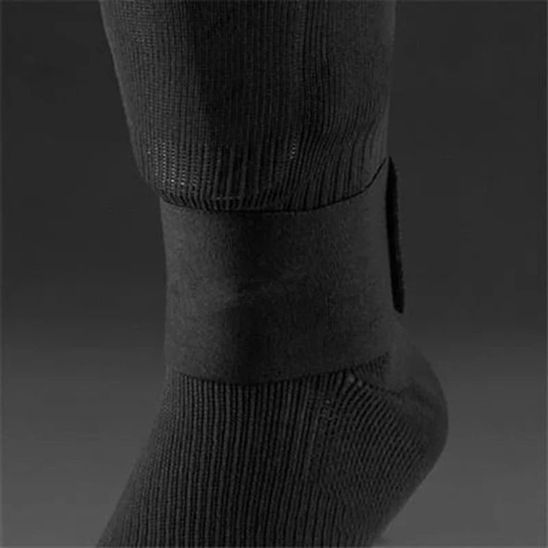 Adjustable Shin Guard Bandage Tape for Soccer - Prevents Slipping, Elastic Sports Safety Pads in 4 Colours