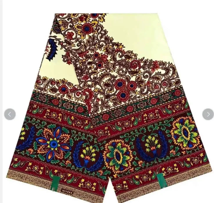 Latest Style Ankara Wax Print Fabric - 100% Cotton High Quality Soft African Real Wax Material
