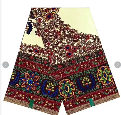 Latest Style Ankara Wax Print Fabric - 100% Cotton High Quality Soft African Real Wax Material