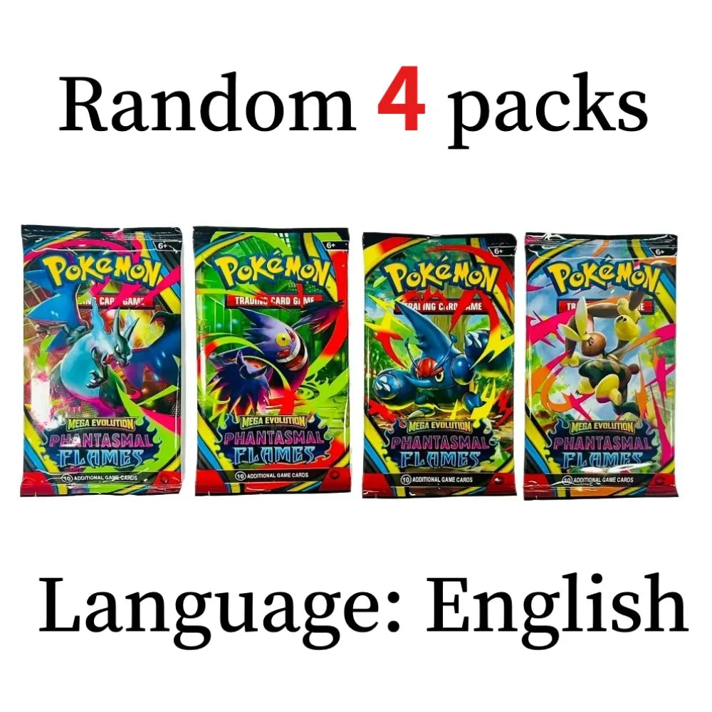 Pokemon TCG Mega Evolution Booster Box - English Trading Cards Phantasmal Flames Ascended Heroes Pack Set