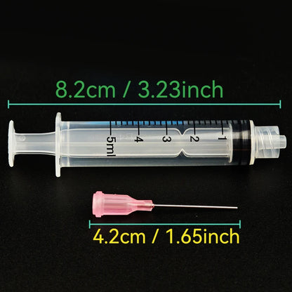 5ML Premium Fountain Pen Ink Filling Syringe - Blunt Needle Tip Refill Tool for Fountain Pens