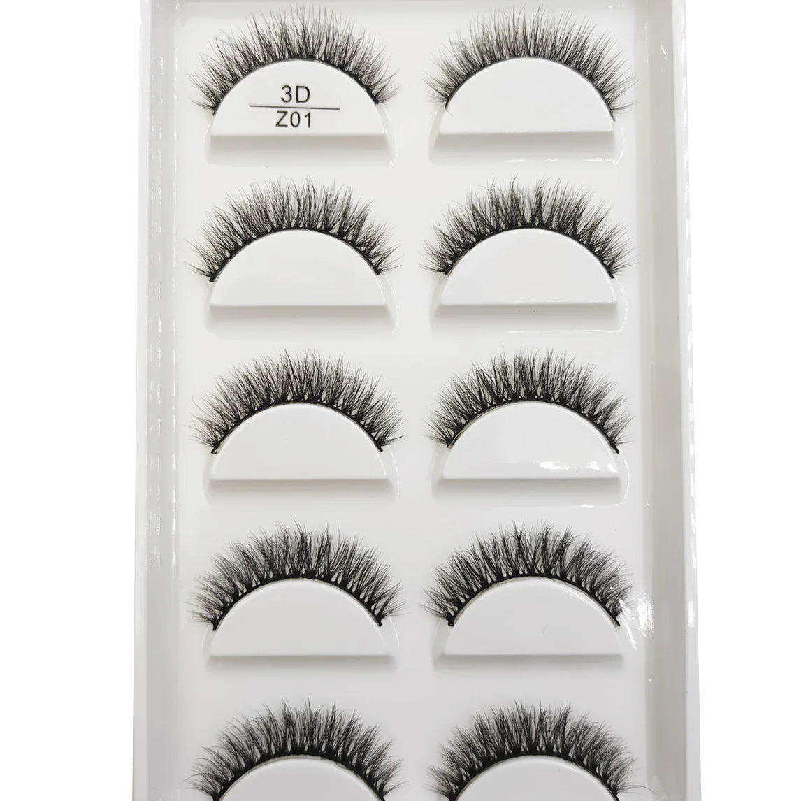 38 Styles 5 Pairs 3D Mink False Eyelashes – Natural Fake Lashes Makeup Beauty Tools