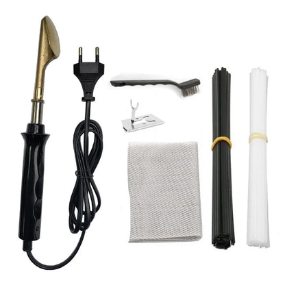 50W Plastic Welding Repair Kit - Hot Stapler & Bumper Soldering Gun for Car, PVC and Garage Repairs